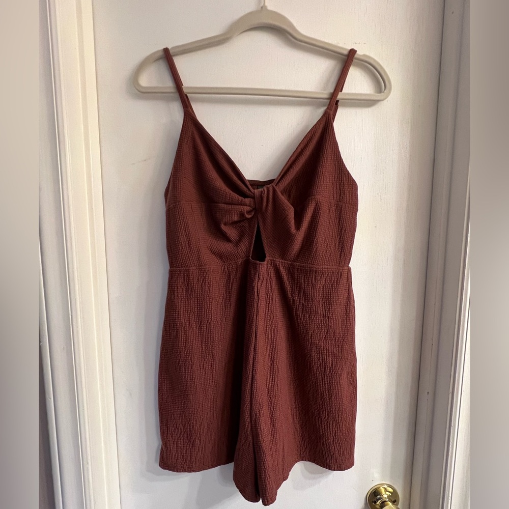 Burgundy/Maroon Romper